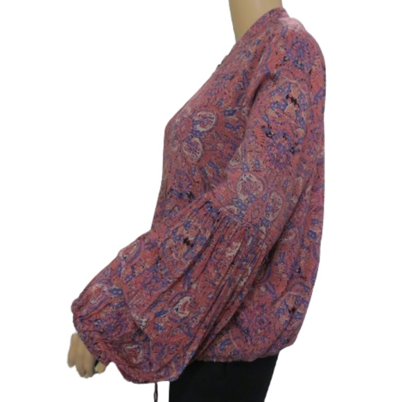 Free People Paisley Zip Up Jacket - Picture 5 of 7